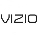 A black and white picture of the vizio logo.